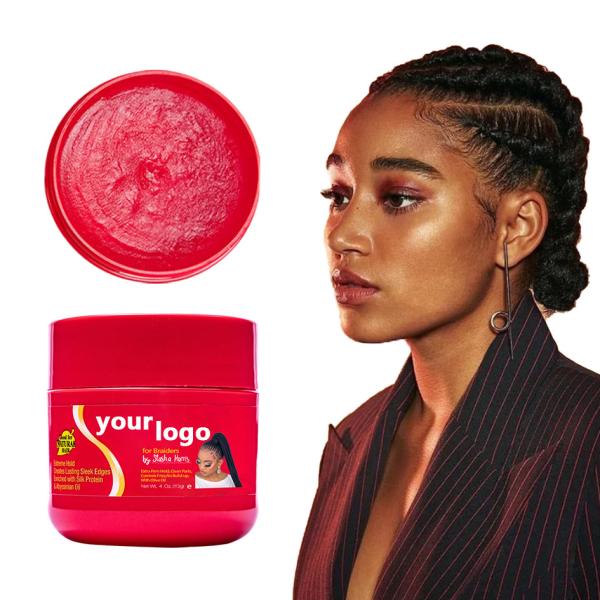 Private Label Braid Hair Gel No Flaky Strong Hold Vegan Organic Herbal Locking