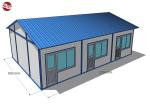 Warehouse Corrugated Galvanized Iron Sheet / Color Coated Metal Roofing Sheets