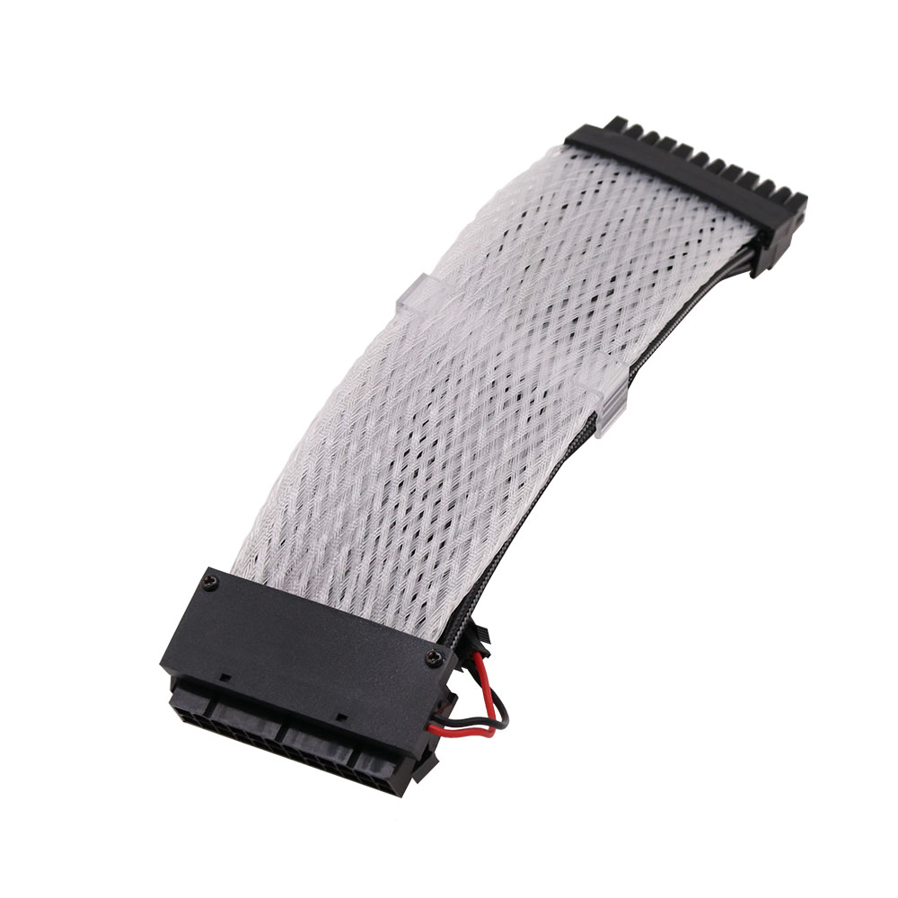 Neon Light for Computer Gaming PSU Extension Cable Asynchronous Single Headlight RGB 5V 24pin Extension Cord Stripped