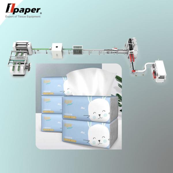 Soft Drawing Facial Tissue Paper Production Line Soft Type Pack Packaging