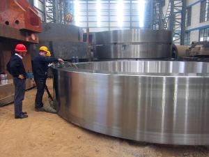 China ZG35CrMo Or 42CrMo Steel Rotary Kiln Wheel Tyre Castings And Forgings wholesale