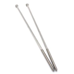 China Custom M8 Zinc Self Tapping Stainless Steel Screw 100mm 150mm 200mm Hex Leg Coach Screws wholesale