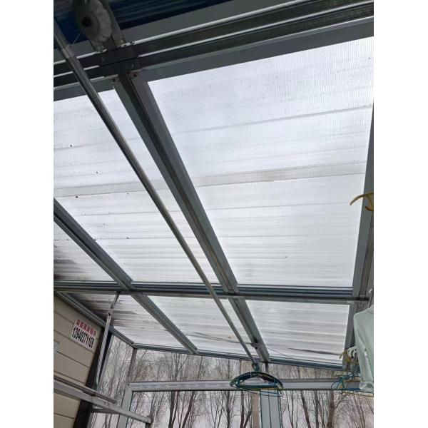 High Strength PET Roofing Panel With Reinforcing Fiber Cloth Skeleton For Maximum Durability