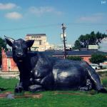 OEM Welcome Gnee Garden Outdoor Bronze Sculpture Life Size Bronze Sculpture