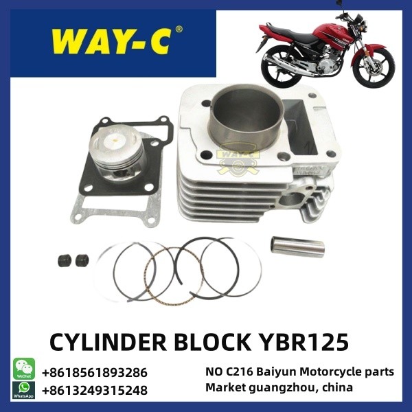 1BK–E1310–00 Motorcycle Cylinder Block Piston Complet YAMAHA YBR125