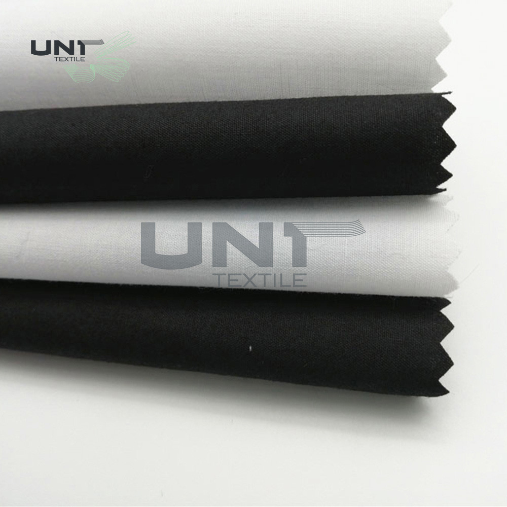 T / C 80 / 20 45S 110 X 76 Plain Weave Pocketing Fabric For Garments Interlining Cloth