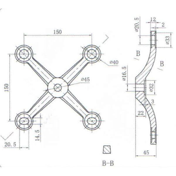 Stainless Steel Spider RS150AC1