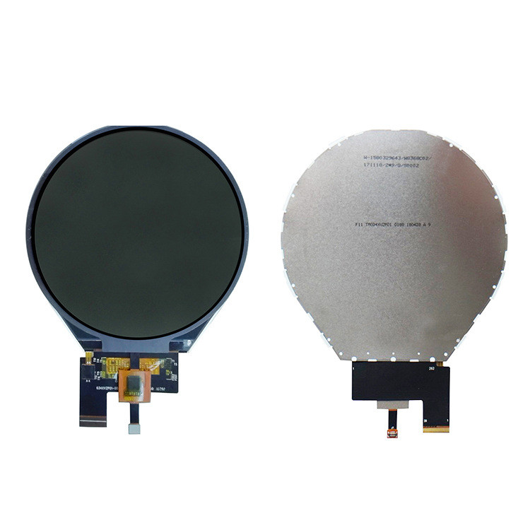 3.4 Inch Round TFT Display, With Touch Panel 800x800 MIPI Interface 380 CD/M2