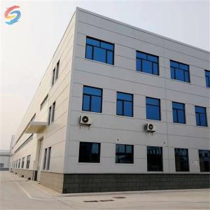 China Prefabricated Steel Construction with Insulated Wall for office supermarket wholesale