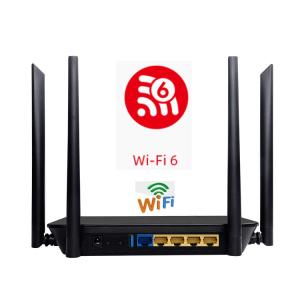 China TUOSHI Ax1800 Full Gigabit Router 2.4GHz 5G 1800Mbps Multi Mimo Wi-Fi 6 802.11ax wholesale