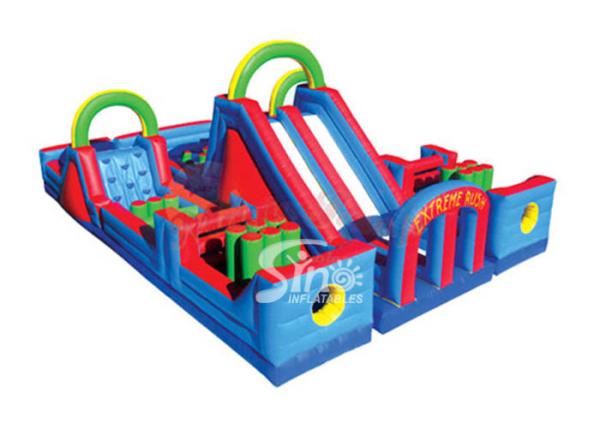 Outdoor Kids Commercial Inflatable Obstacle Course For Inflatable Playground
