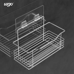 China Strong Adhesive Bathroom Caddy Holder 14.5cm Wide MSDS Bath Accessories Holder wholesale