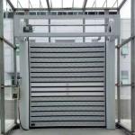 Exterior Interior Insulated Rollup Garage Doors Grey White Brick Base