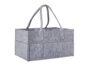China Mammy Light Grey Multipurpose Felt Nappy Organiser wholesale