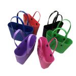 Colorful EVA Rubber Beach Bag Easy Carrier Customizable For Outdoor Camping
