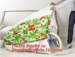 Merry Christmas Santa Claus Pattern Jumbo Bicycle / Bike Sack Gift Bag For