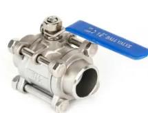China 3PC Stainless Steel BW SW Floating Ball Valve Blow - Out Proof Stem Lever Operation wholesale
