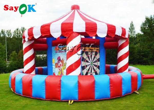 Inflatable Lawn Games Carnival Inflatable Sports Games Booth Basketball Toss