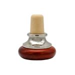 Reusable Red Wooden Wine Corks UV Printing Rubber Wine Stoppers