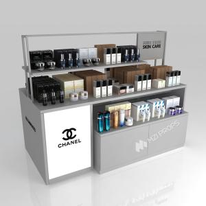 China GDR06-CMM08 Makeup Display Stand with 60mm Soft Film Light Box and LED Strips for High-End Cosmetics Store wholesale