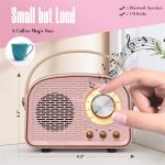 Portable Audio Player Hifi Stereo TF USB FM Radio Wireless Retro Blue tooth