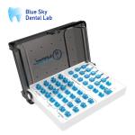 Metal Dental Implant Scan Body With Multi Unit Abutment For Edentulous