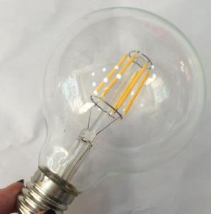 China G95 LED Filament Edison Glass Bulbs light Dimmable E14/E26/E27/B22,4W/6W/8W,110v/220v,War wholesale