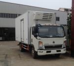 Howo Light Refrigerated Cargo Truck 3 Ton Capacity 4X2 Driving Type