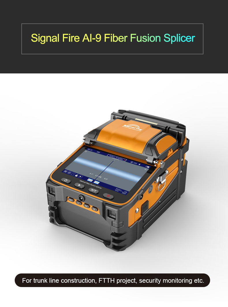Auto focus Fiber Optic Fusion Splicer , ROSH ISO9001 Ftth Splicing Machine