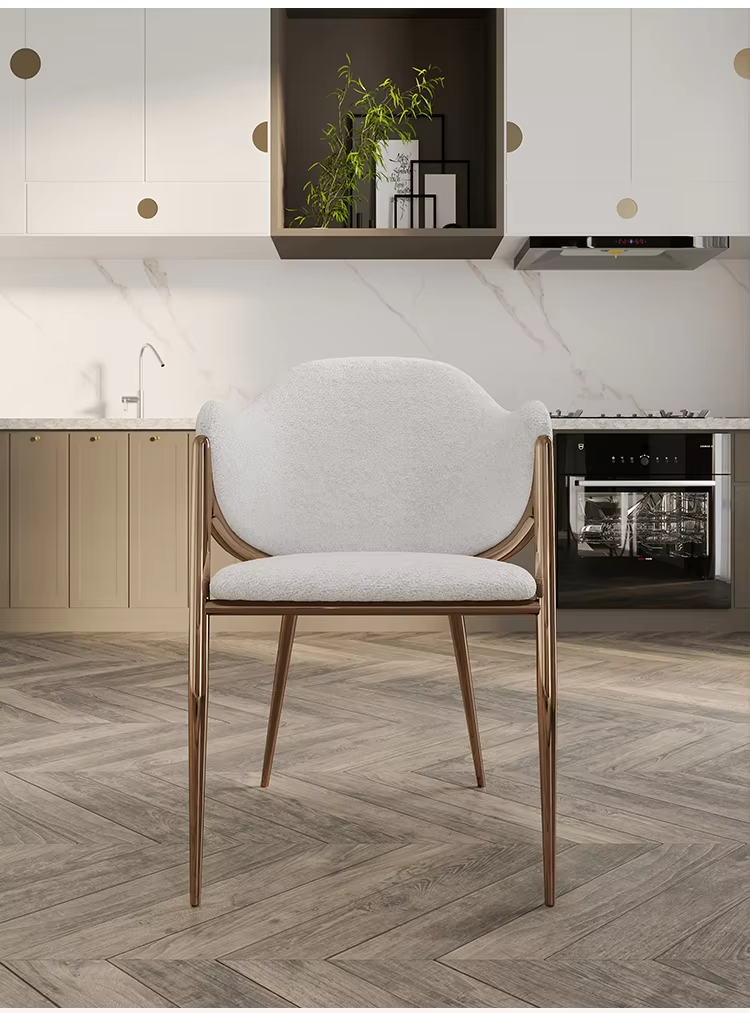 Gold Upholstered Restaurant Chairs White Upholstered Dining Chairs With Steel Legs
