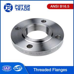 China ASME B16.5 Flat Face/Raised Face Stainless Steel Threaded Flange NPS 1/2 To NPS 24 Class 150 for Chemical Industry wholesale