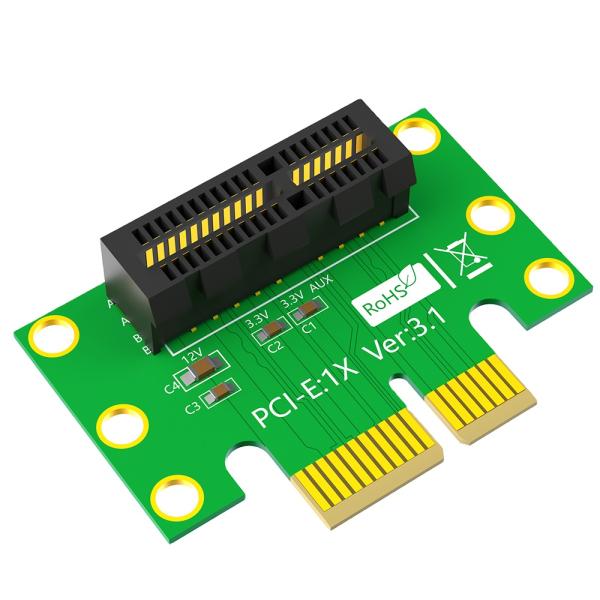 PCI Express 1X Riser Card 270-Degree Angle 43x23x13mm