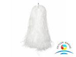 White Industrial Oil Absorbents Pompoms High Efficiency For Oil Spill