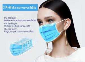China 3-Ply Mouth Mask Face Mask in Stock Face Mask ffp2 Disposable Facemask For Virus wholesale