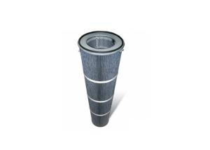 China 5um,0.5um,2um,0.2um Antistatic Coating Polyester Dust Filter Cartridge With Aluminum cap wholesale