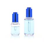 20ml Plastic Spray Water Bottle Amber PET With Dropper Disc Cap