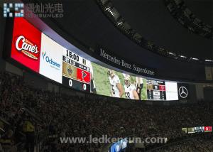 China 60Hz Waterproof SMD3535 Stadium LED Display , P10 Outdoor LED Screen 1 / 2 Scan wholesale