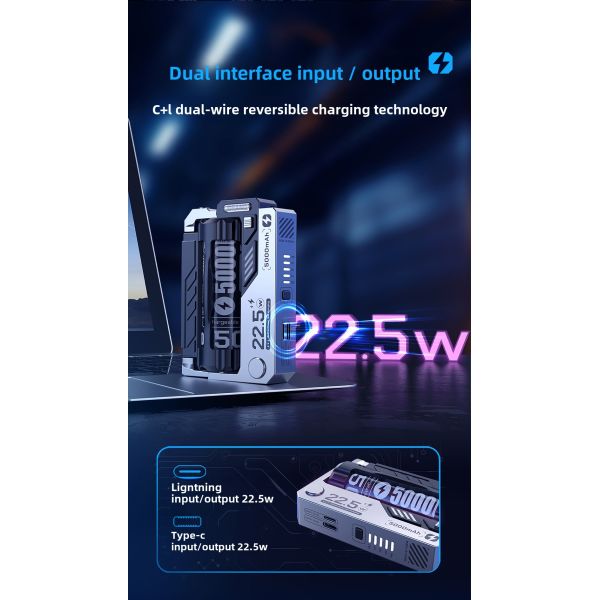 PD 22.5W Detachable Power Bank