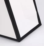 Luxury Black White Paper Bag Gift Custom Printed Shopping Bag
