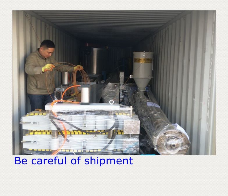 CE WPC Plastic Board Extrusion Line Foam Board Making Machine with Vacuum Sizing Platform