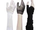 Fashion Women Fishnet Hand Gloves UV Protection Fingerless Lace Gloves Sun Block
