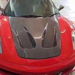 High Quality Carbon Fiber for Ferrari F430 Carbon Fiber Hood Engine Hatch Hood