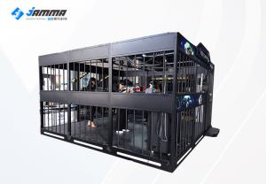 China 4 Players 9D Virtual Reality Shooting Game Machine With Gun HTC VIVE Glasses wholesale