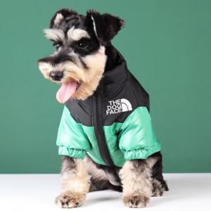 China Waterproof The Dog Face Winter Jacket Poodle Pug Small Dog Down Jacket wholesale
