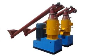 China Electric Automatic Lubricating Flat Die Wood Pellet Mill With CE Certification wholesale