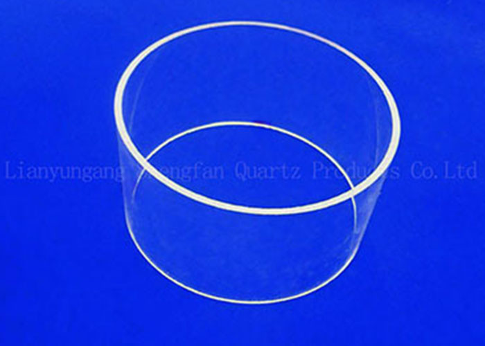 Large Diameter Transparent 2.2g/Cm3 Quartz Glass Tube Heat Resistant