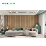 26kg/pcs Wall and Ceiling Sound Absorbing Decor Pet Wooden Strip Slatted