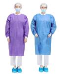 OEM Dustproof White/Blue/Green/Purple V601 Disposable Microporous Lab Coat for