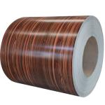 Decoiling Wood Color Coated Steel Coil DX51D PPGI Plate Tolerance ±1% and