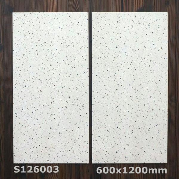 White Modern Matt Anti - Slip Ceramic Tile 600x1200mm Rustic Inside Bedroom